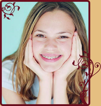 photo of girl with braces